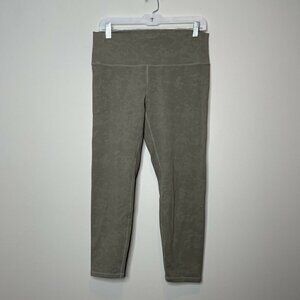 Zyia Active Sage Green Camo Print 22” Leggings Size 12